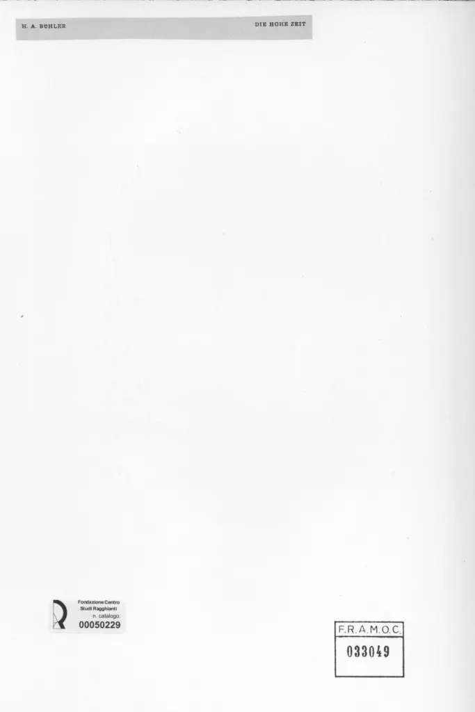 Anonimo , B&uuml;hler, Hans Adolf - sec. XIX/ XX - Die hohe zeit , retro