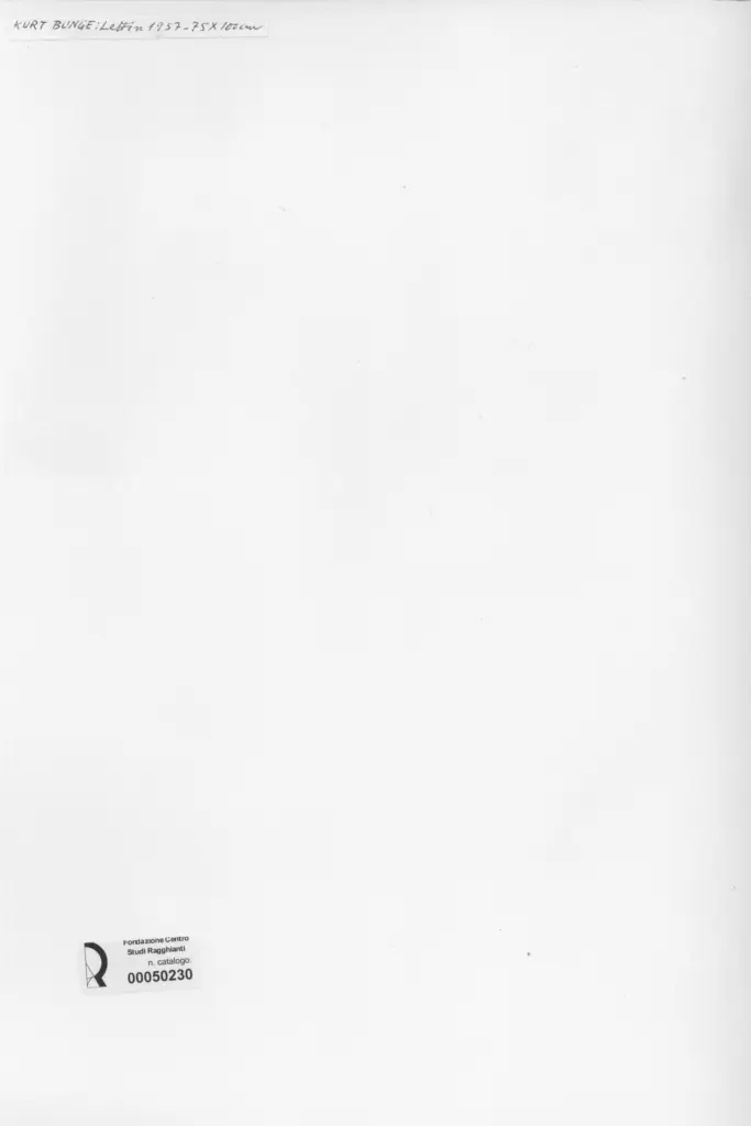 Anonimo , Bunge, Kurt - sec. XX - Lungo fiume in primavera , retro