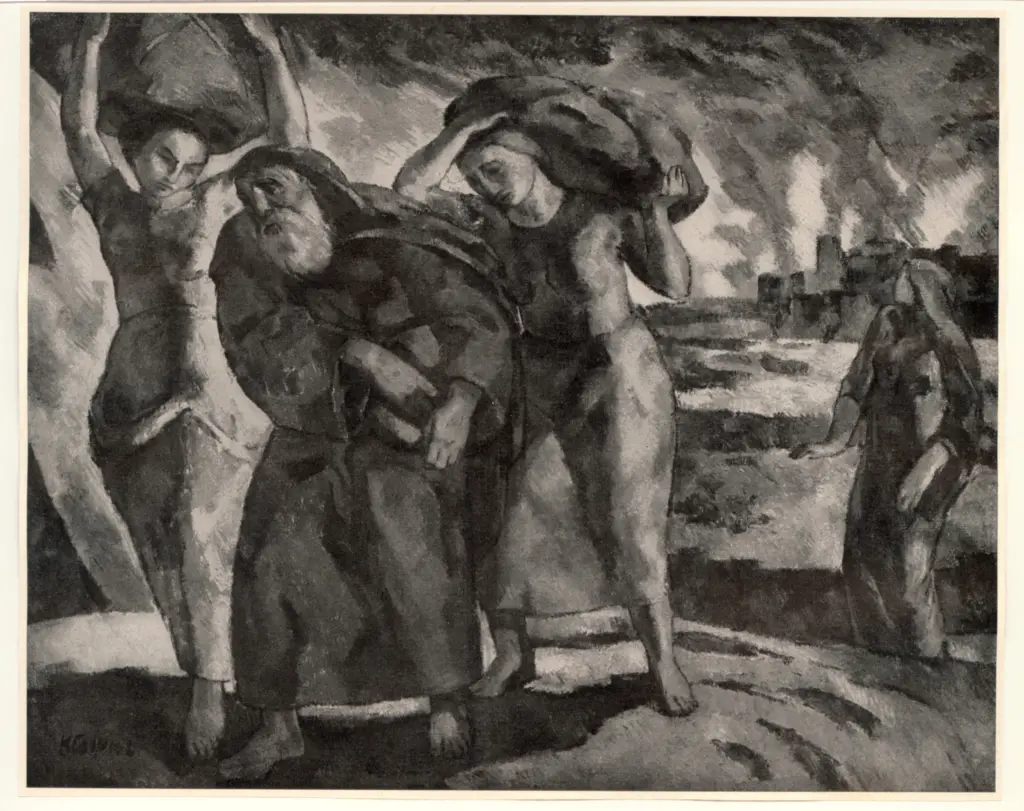 Caspar, Karl , Lots Flucht -