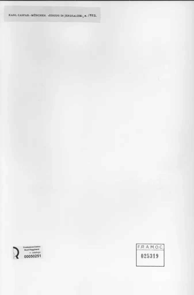 Anonimo , Caspar, Karl - sec. XX , retro