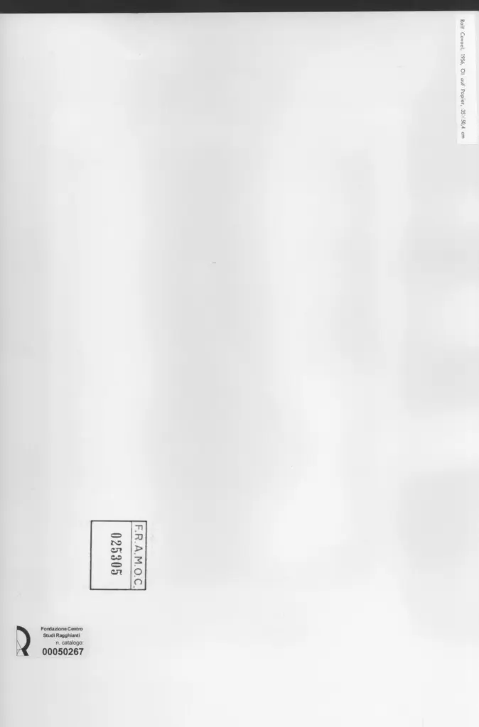 Anonimo , Cavael, Rolf - sec. XX - Composizione , retro