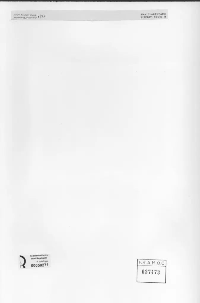 Anonimo , Clarenbach, Max - sec. XX - Paesaggio , retro