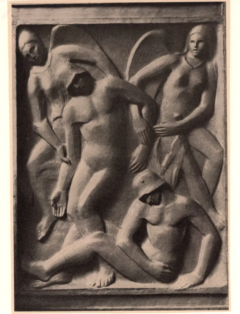 Anonimo , Claus, Fritz - sec. XX - Ascensione , fronte