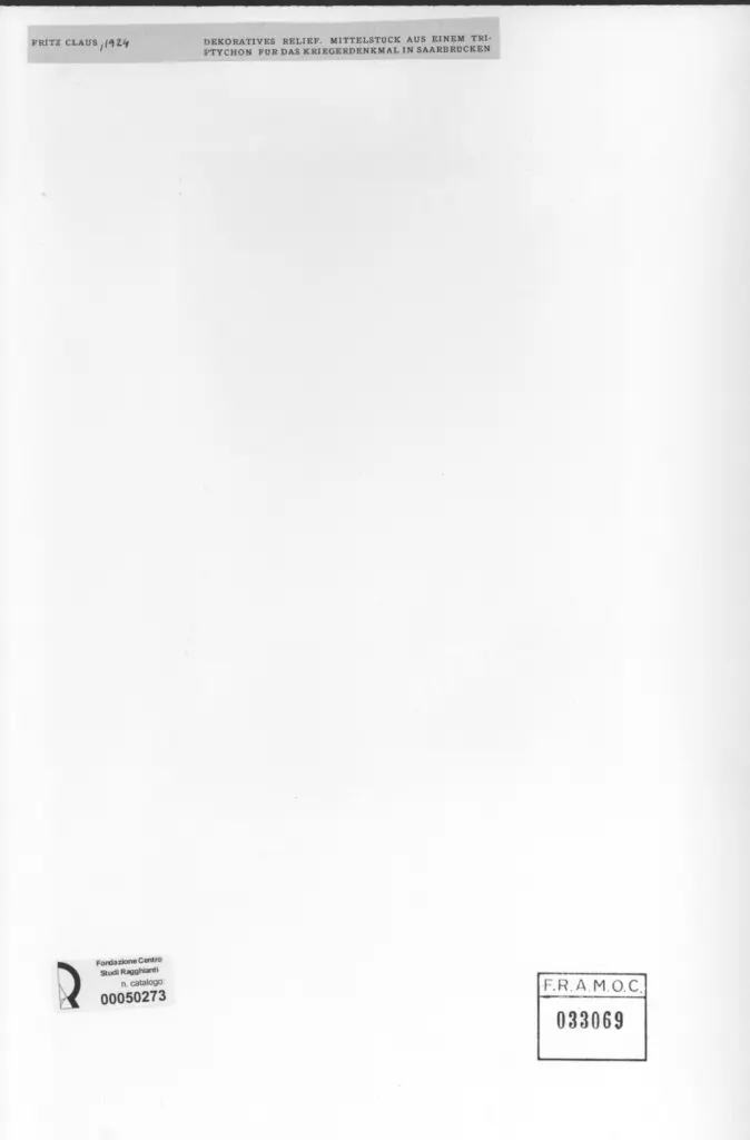 Anonimo , Claus, Fritz - sec. XX - Ascensione , retro