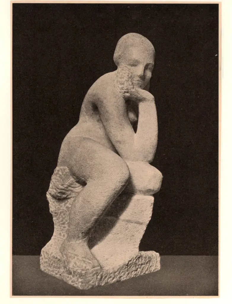 Anonimo , Claus, Fritz - sec. XX - Sitzende , fronte