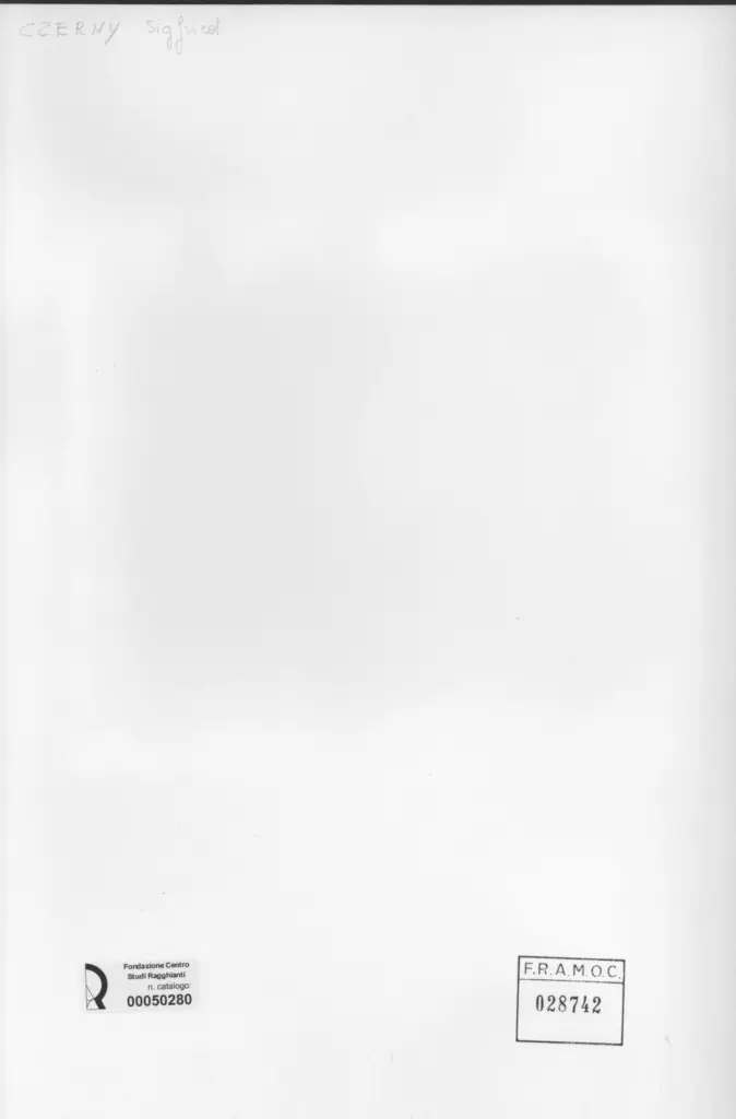 Anonimo , Czerny, Sigfried - sec. XX - Lo scienziato , retro