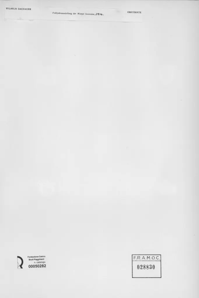 Anonimo , Dachauer, Wilhelm - sec. XIX/ XX - Obsternte , retro
