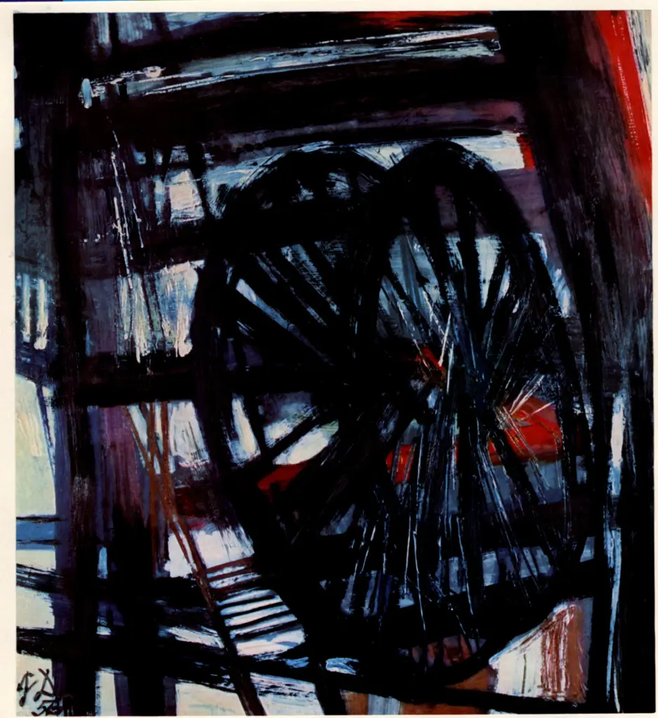 Deppe, Gustav , Composizione astratta