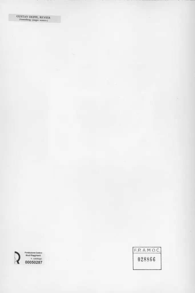 Anonimo , Deppe, Gustav - sec. XX - Revier , retro