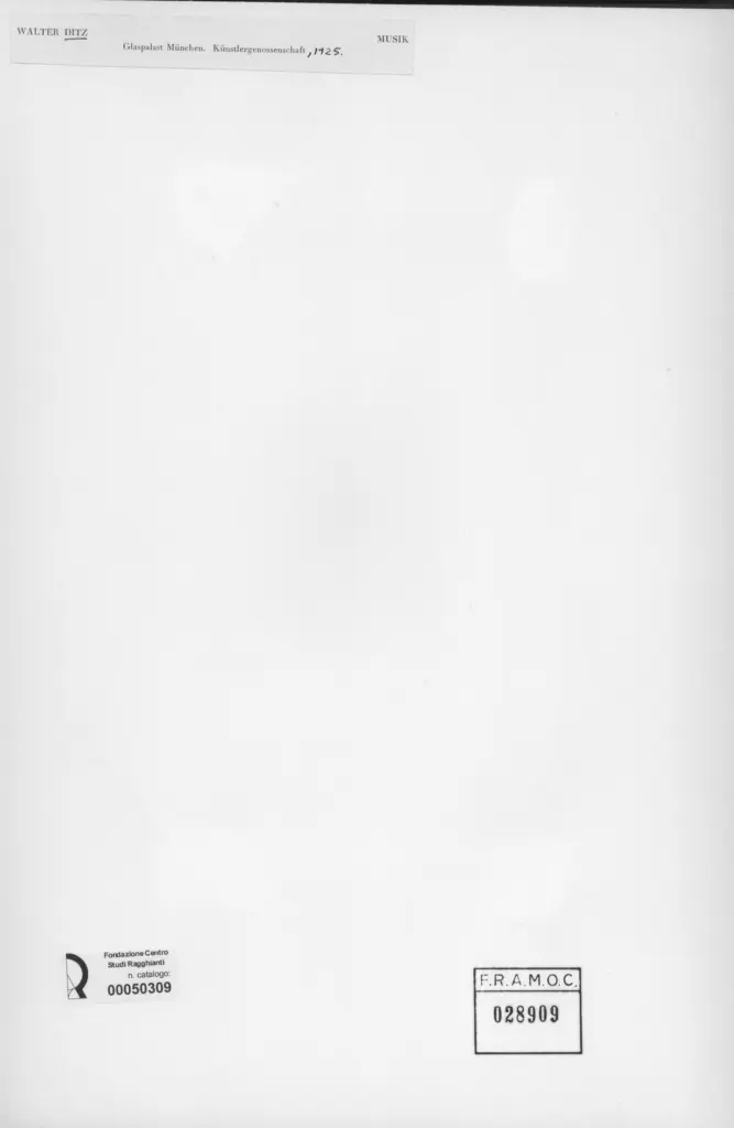 Anonimo , Ditz, Walter - sec. XX - Musik , retro