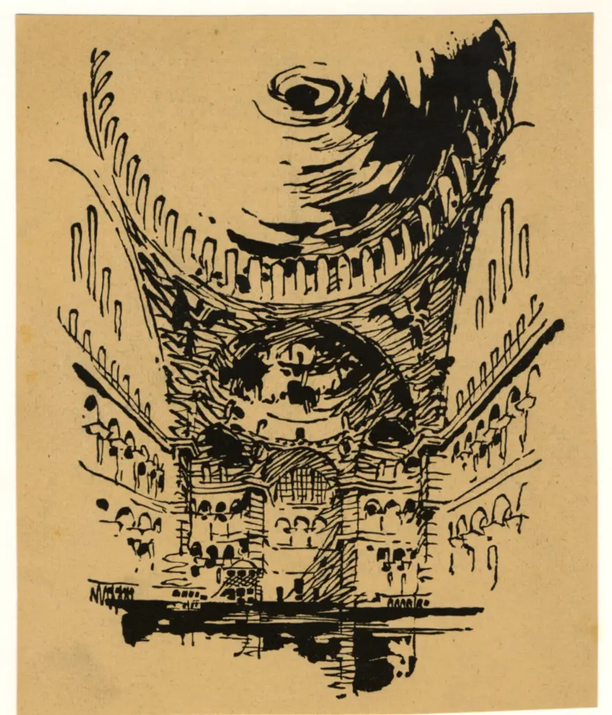 Anonimo , Dollgast, Hans - sec. XX - Santa Sofia a Costantinopoli , fronte