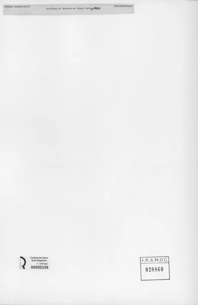 Anonimo , Domscheit, Franz , retro