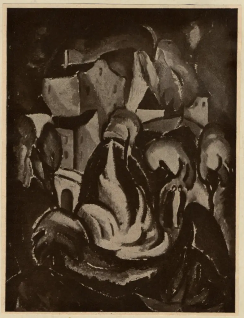 Anonimo , Eberz, Josef - sec. XX - Wasserfall , fronte