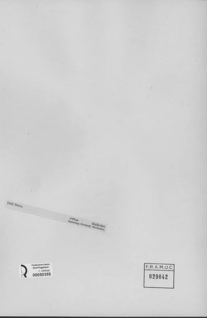 Anonimo , Eberz, Josef - sec. XX - Wasserfall , retro