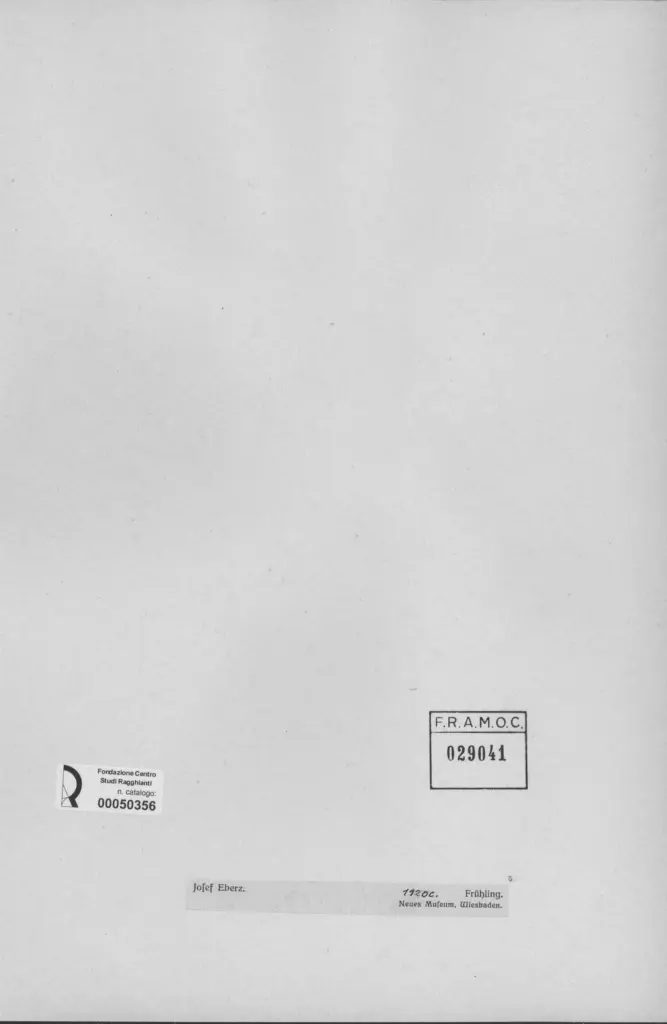 Anonimo , Eberz, Josef - sec. XX - Fr&uuml;hling , retro