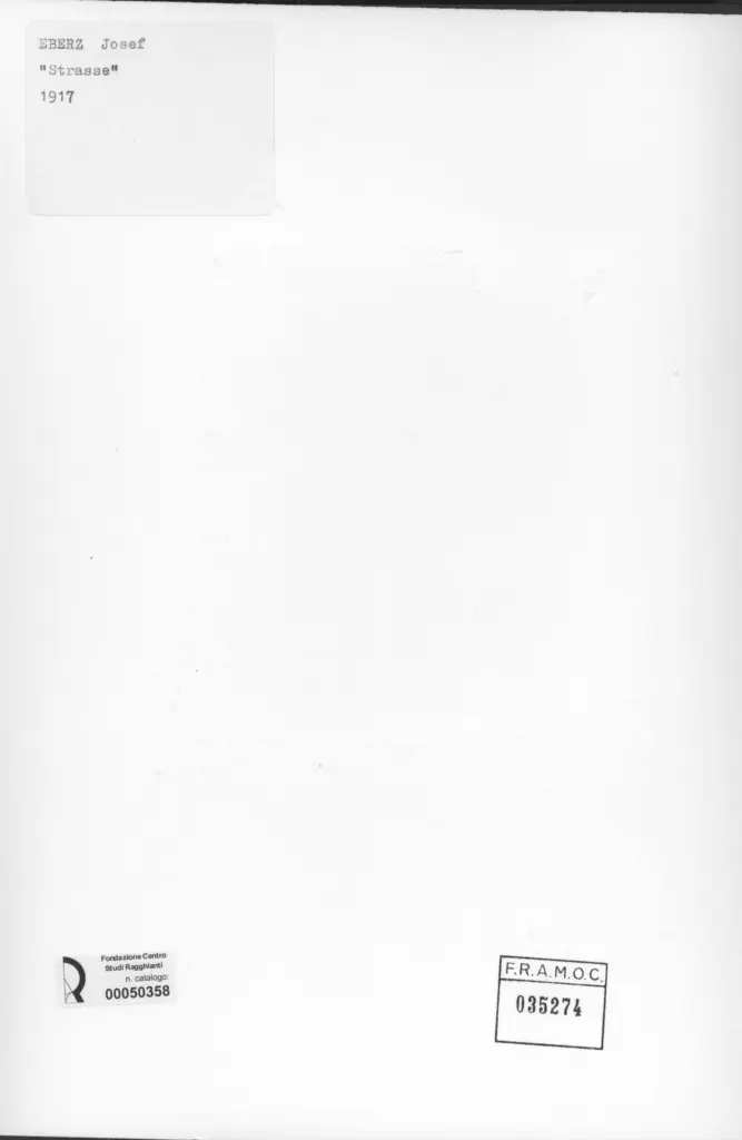 Anonimo , Eberz, Josef - sec. XX - Strasse , retro