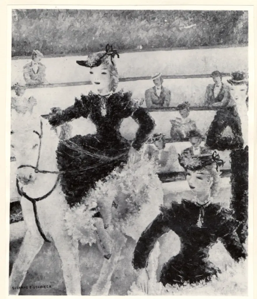 Anonimo , Eizendieck, Suzanne - sec. XX - L'Ecuyère , fronte