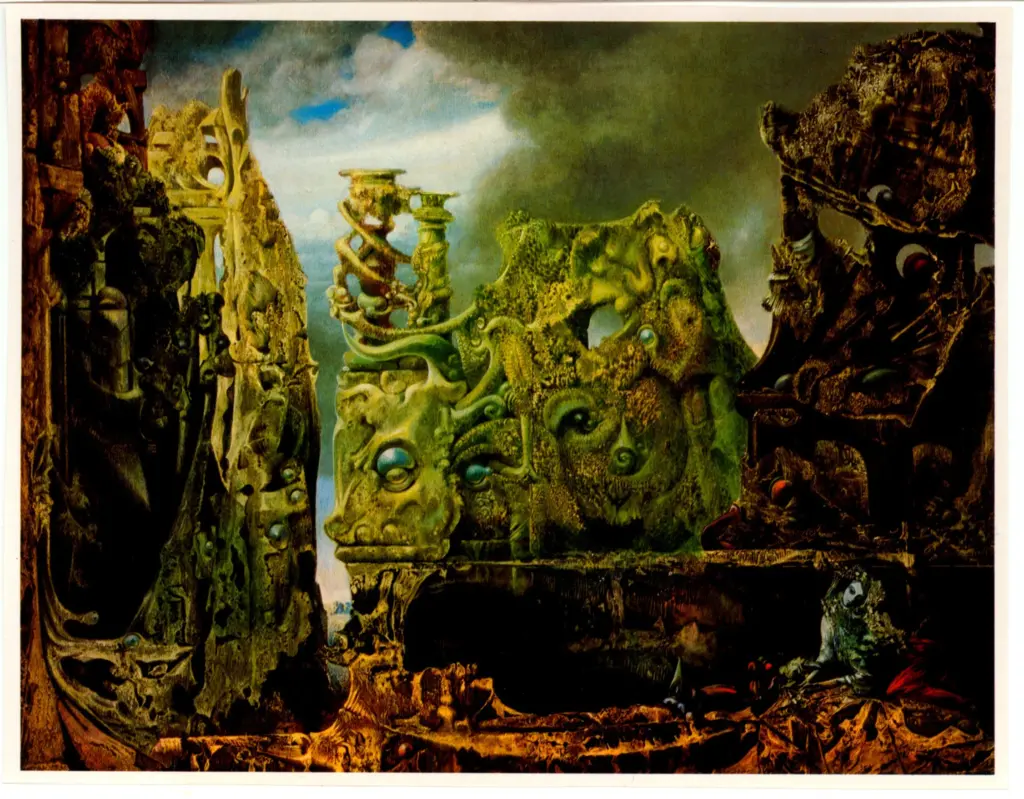 Anonimo , Ernst, Max - sec. XX - L'occhio del silenzio , fronte