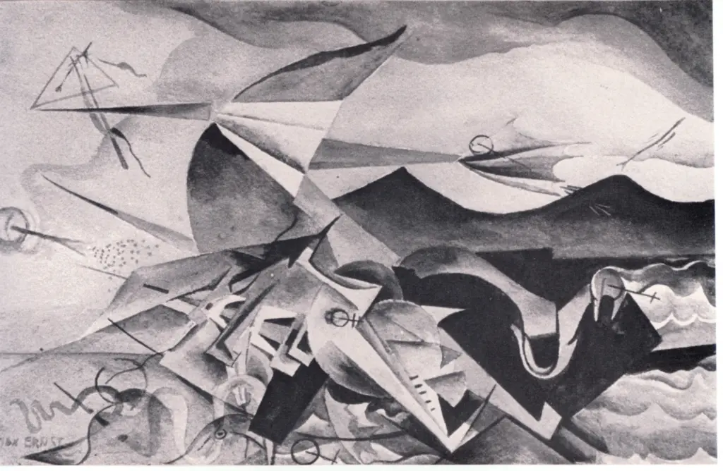 Anonimo , Ernst, Max - sec. XX - Machines-menaces , fronte