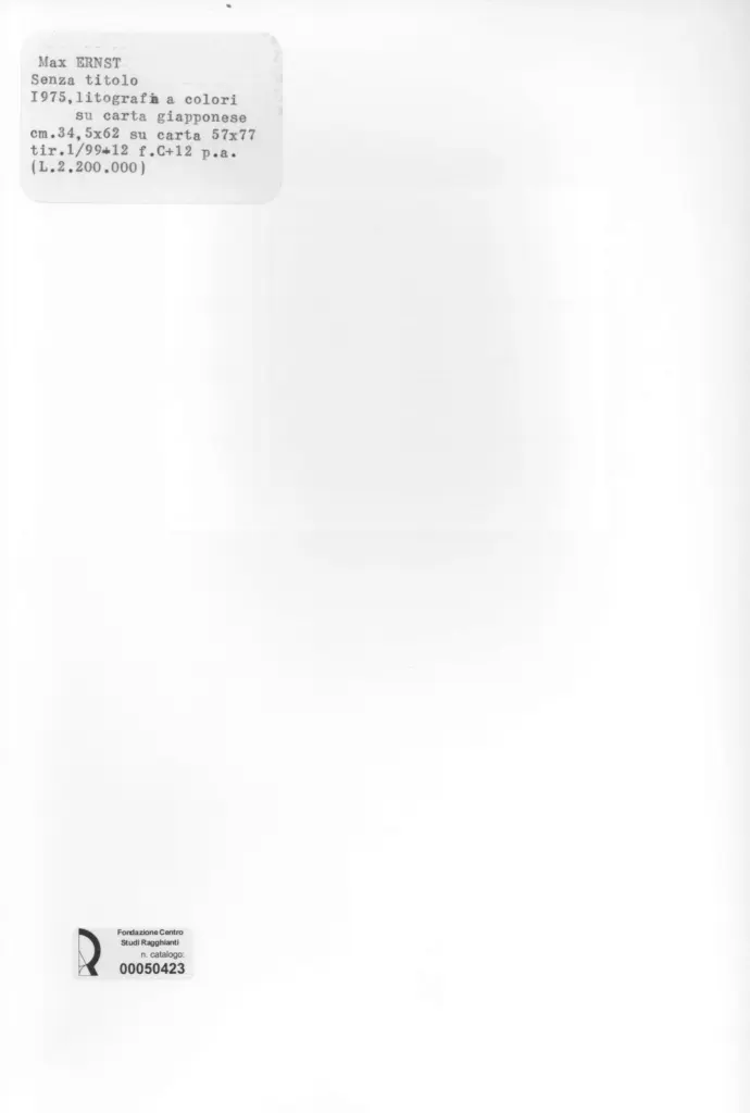 Anonimo, Anonimo , retro