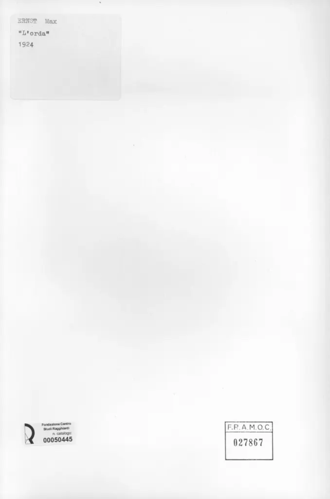 Anonimo, Anonimo , retro