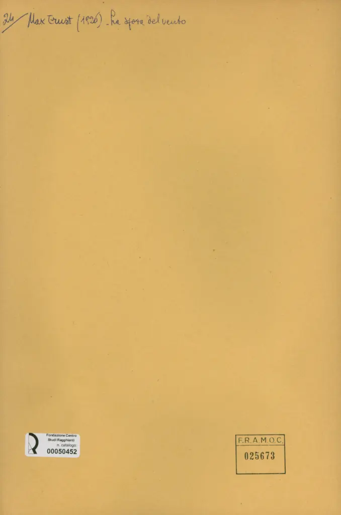 Anonimo, Anonimo , retro