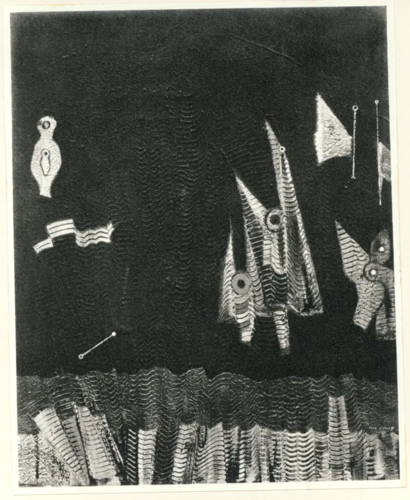 Ernst, Max , Birds above the forest