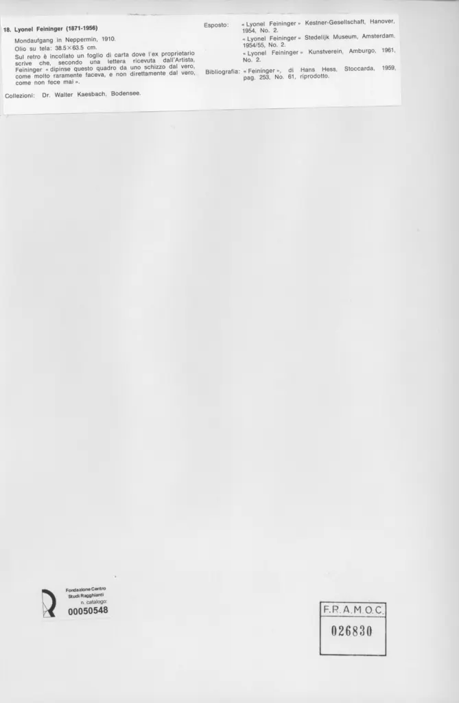 Anonimo, Anonimo , retro