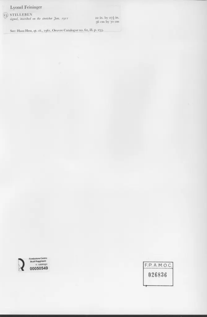 Anonimo, Anonimo , retro