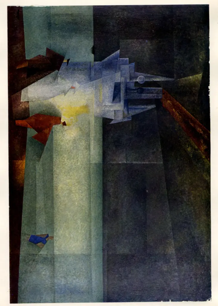 Anonimo , Feininger, Lyonel - sec. XX - The Steamer Odin II , fronte