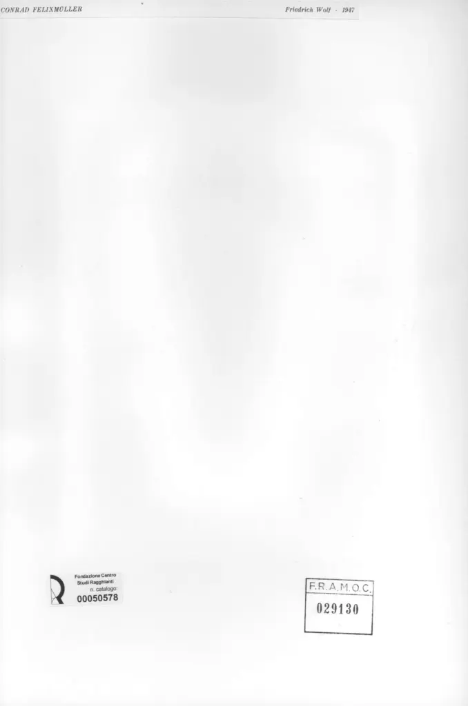 Anonimo , Felixmuller, Conrad sec. XX , retro