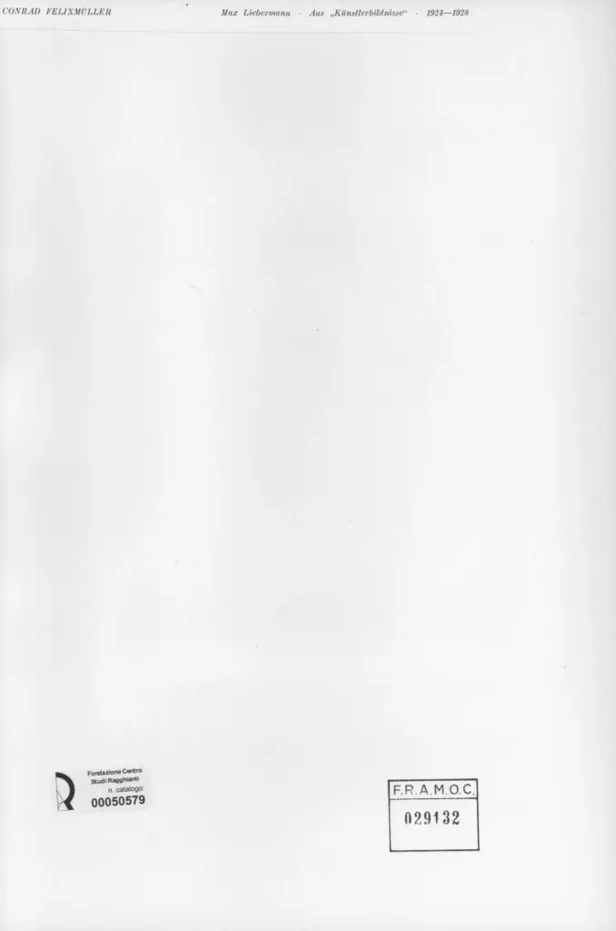 Anonimo , Felixmuller, Conrad sec. XX , retro