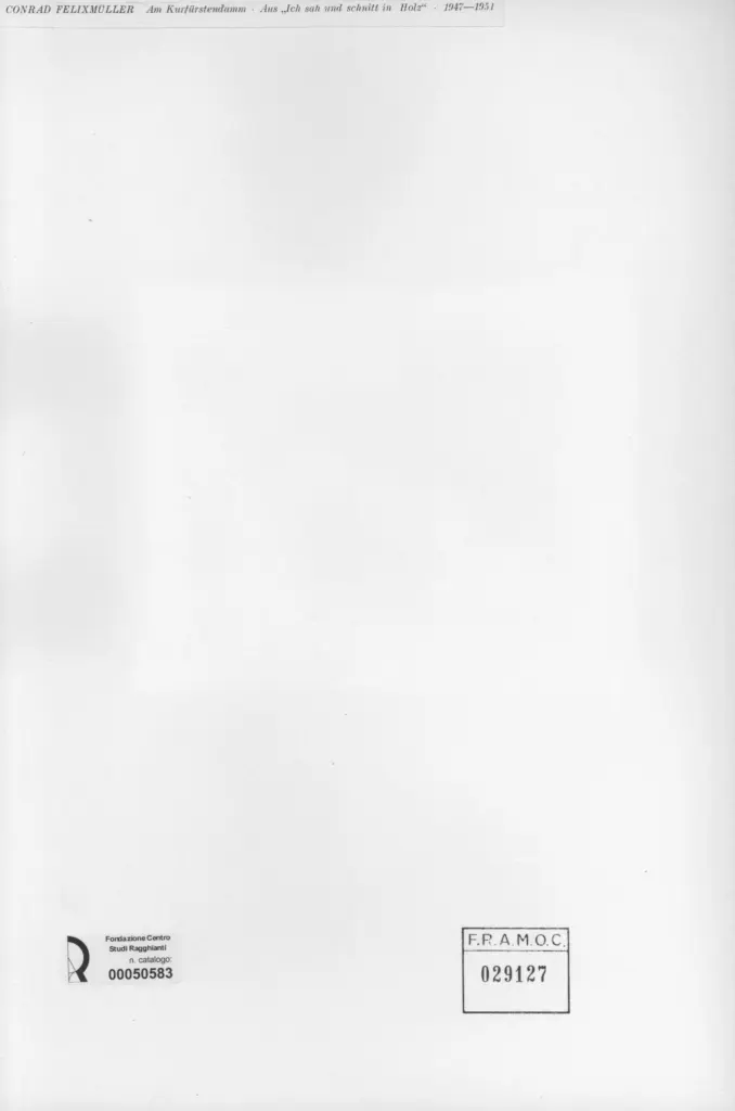 Anonimo , Felixmuller, Conrad sec. XX , retro