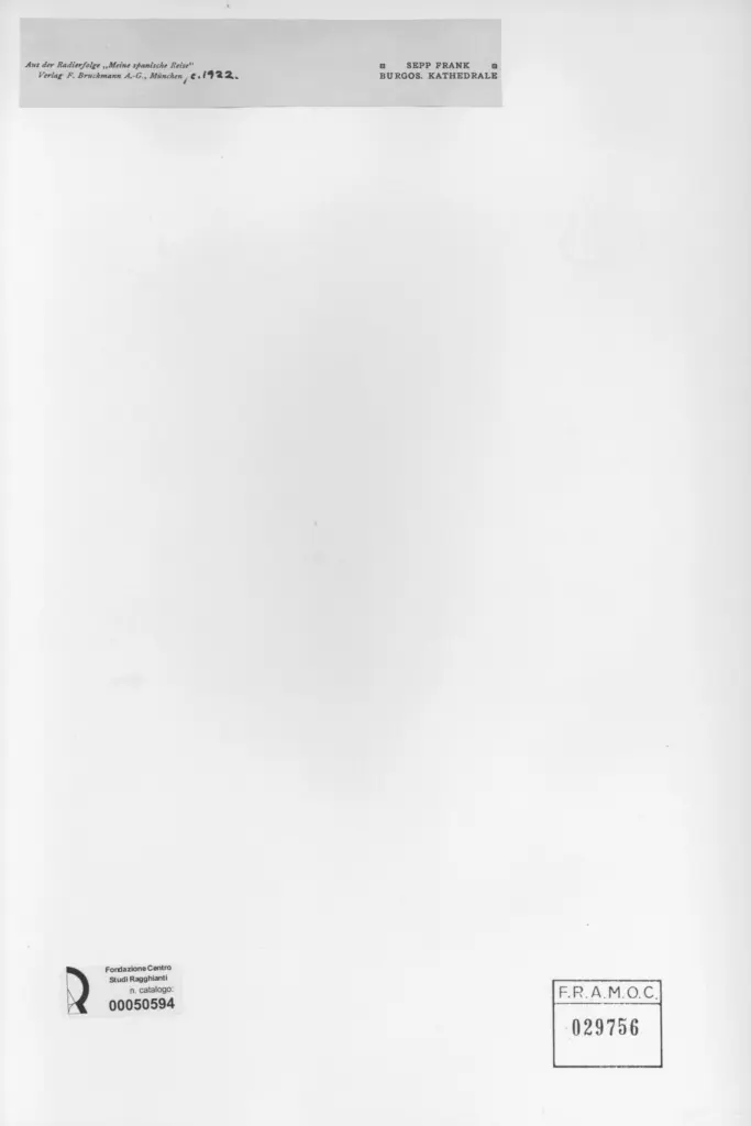 Anonimo , Sepp, Frank sec. XX , retro