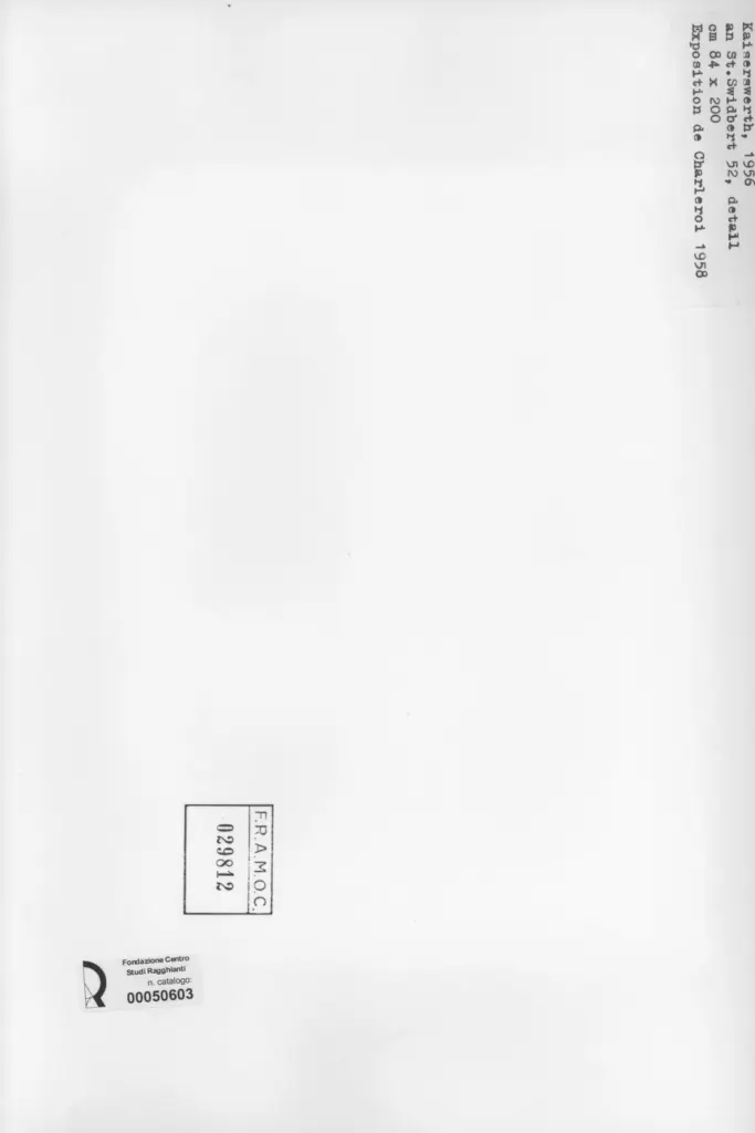 Anonimo , Gaul Winifred - sec. XX - Composizione , retro