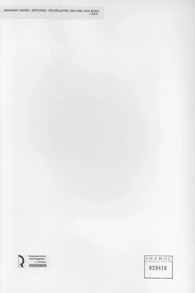 Anonimo , Geibel, Hermann sec. XX , retro