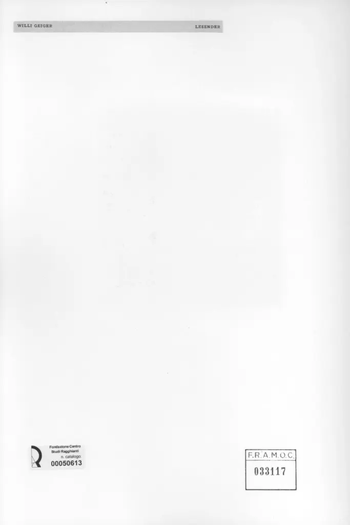 Anonimo , Geiger, Willi , retro