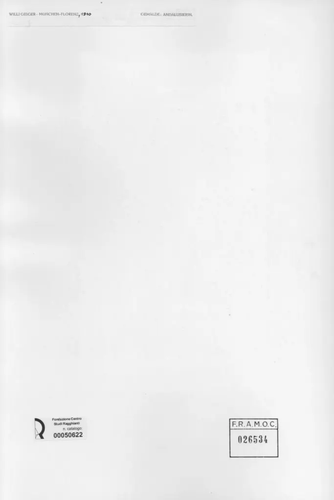 Anonimo , Geiger, Willi sec. XX , retro