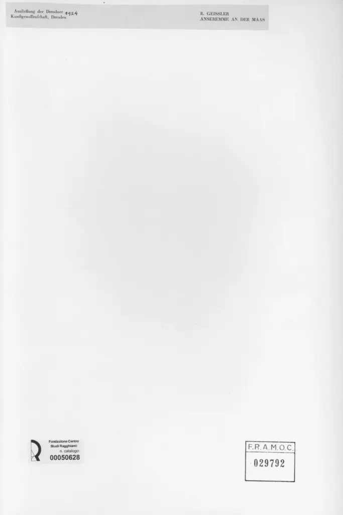 Anonimo , Geissler, Robert sec. XX , retro