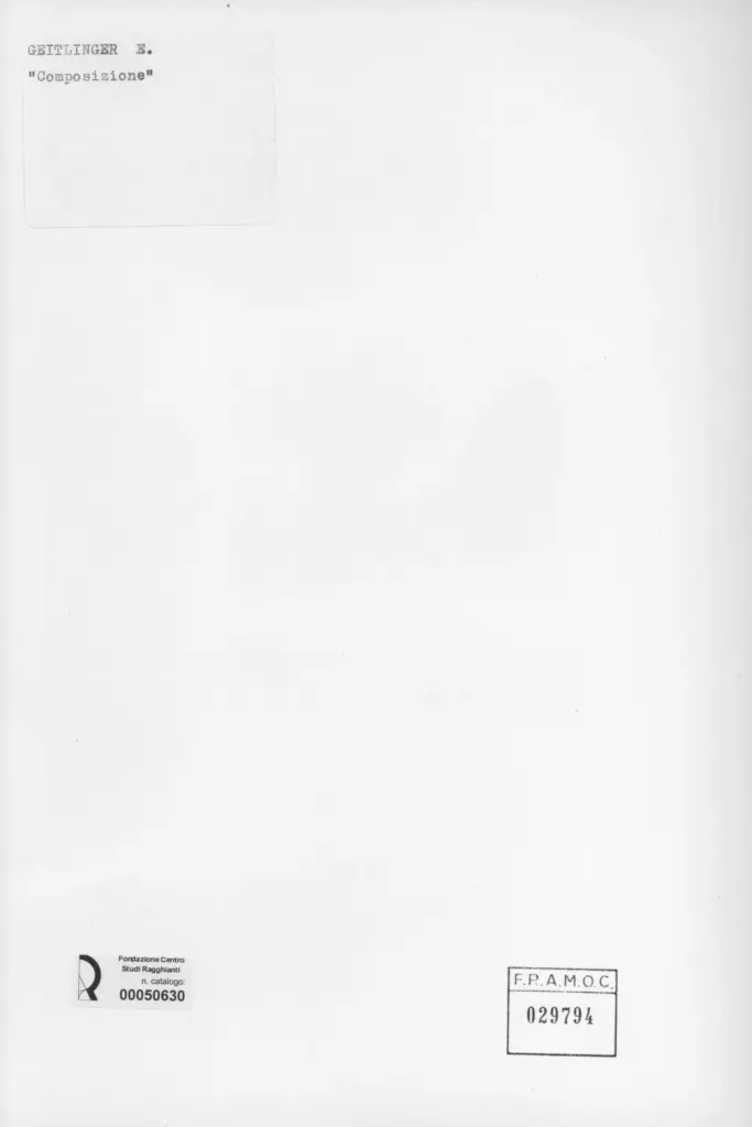 Anonimo , Geitlinger, Ernst , retro