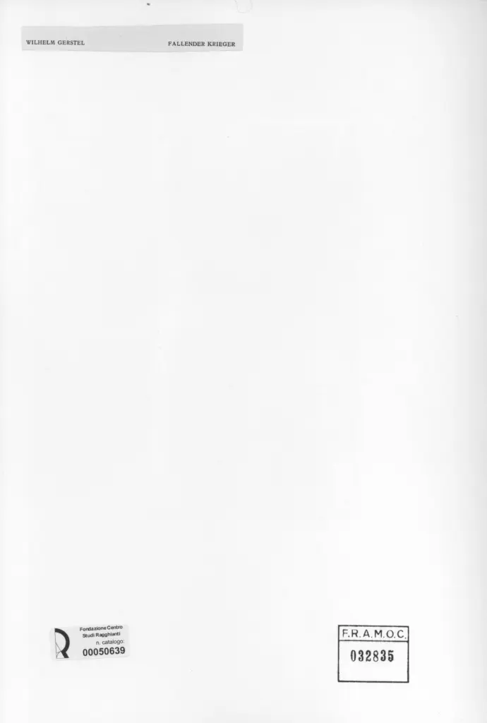 Anonimo , Gerstel, Wilhelm , retro