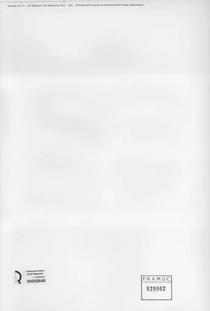 Anonimo , Werner, Gilles sec. XX , retro