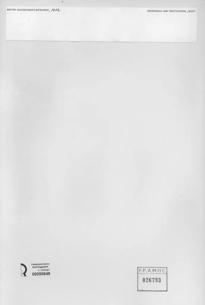 Anonimo , Goldschmitt, Bruno , retro