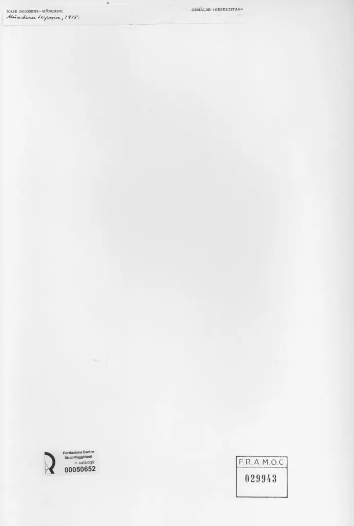 Anonimo , Goossens, Josse , retro