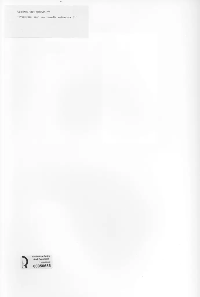 Anonimo , Graevenitz, Gerhard von , retro