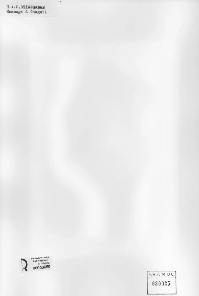 Anonimo , Grieshaber, Hap , retro