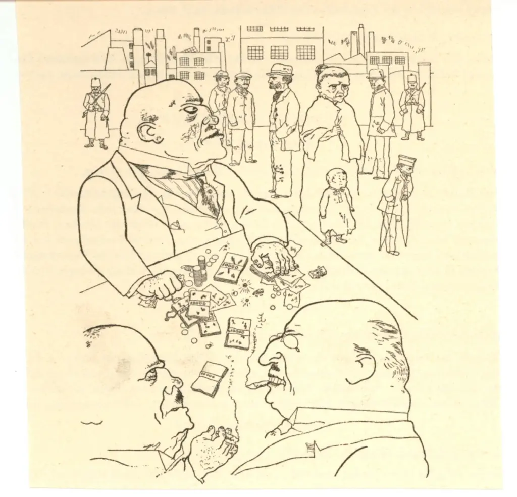 Anonimo , Grosz, George sec. XX , fronte