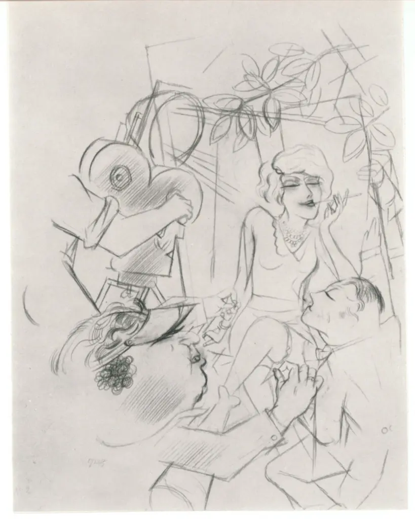 Anonimo , Grosz, George sec. XX , fronte