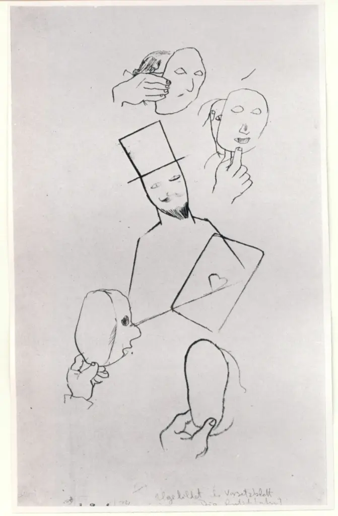 Anonimo , Grosz, George; sec. XX , fronte