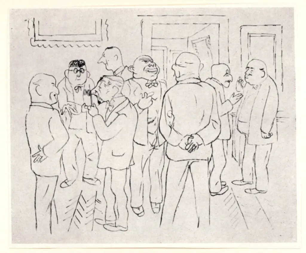 Anonimo , Grosz, George , fronte